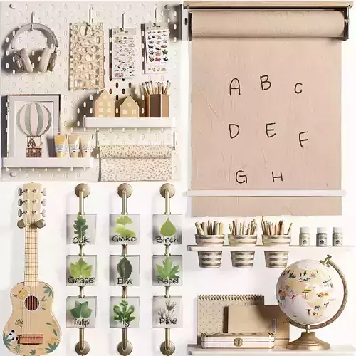 Ikea SKADIS Pegboard for Teenagers and Kids 11