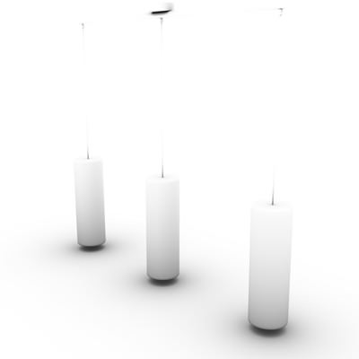 Lampara techo 3D model_4