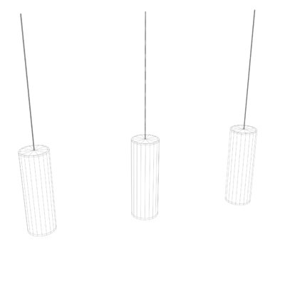 Lampara techo 3D model_2