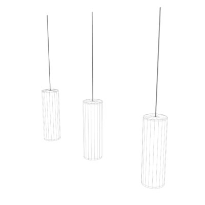 Lampara techo 3D model_5