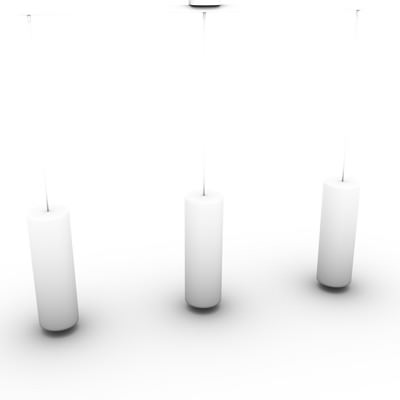 Lampara techo 3D model_1