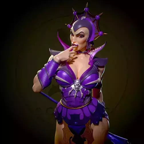 Evil Lyn with NSFW 3D print model