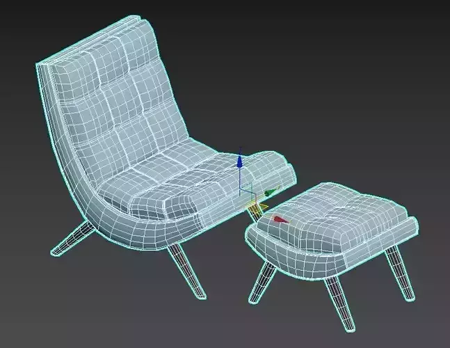 Chair and Ottoman
