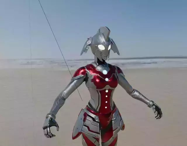Netflix Ultraman Suit Ultraman Marie suit 3D model 3D model