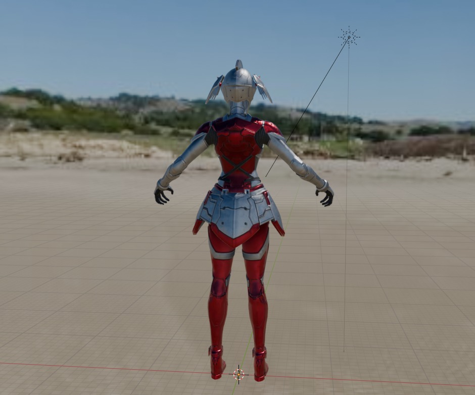 Netflix Ultraman Suit Ultraman Marie suit 3D model 3D model_3