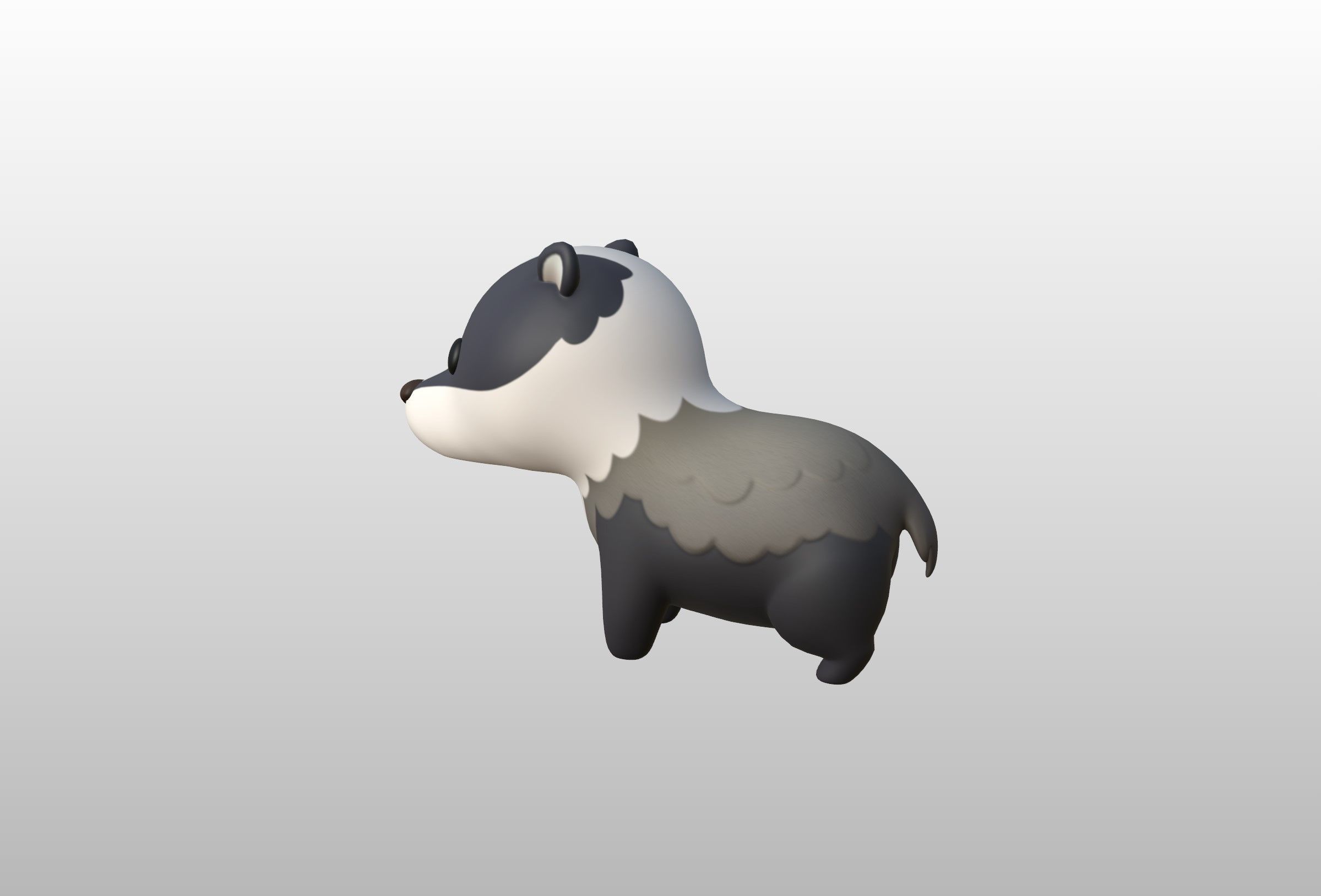 Character293 Badger 3D model_16
