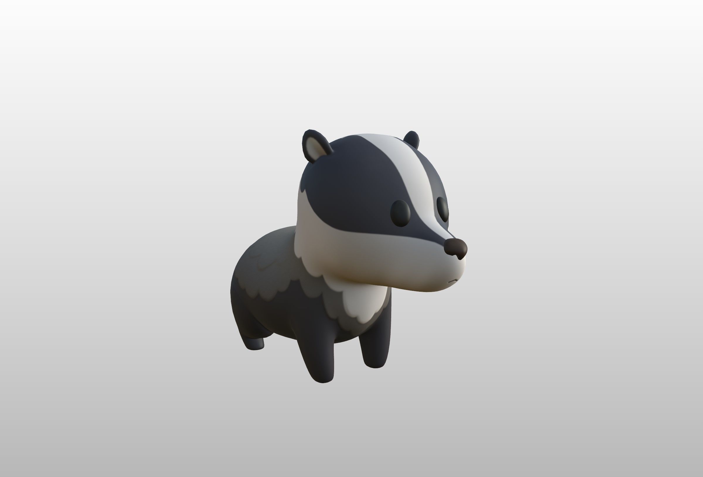 Character293 Badger 3D model_12