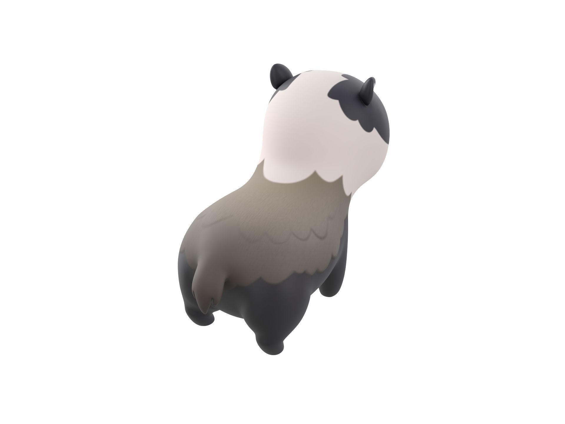 Character293 Badger 3D model_4
