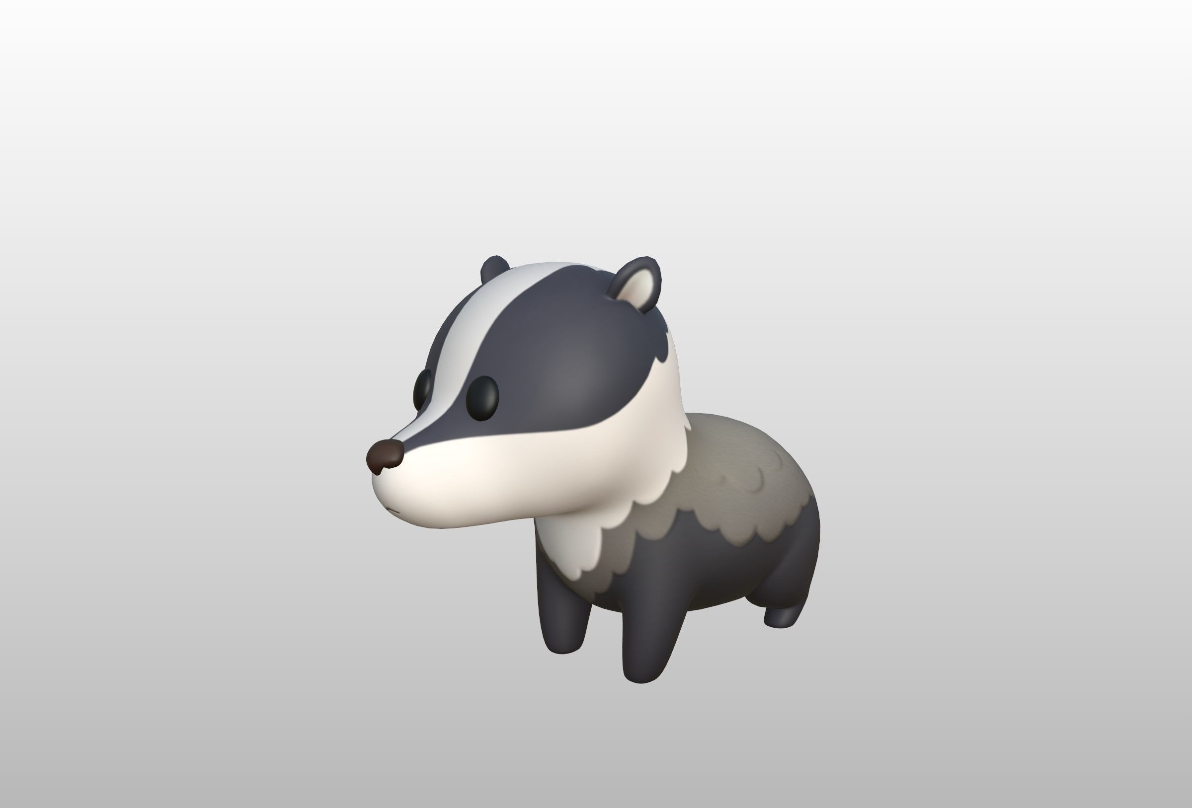 Character293 Badger 3D model_10