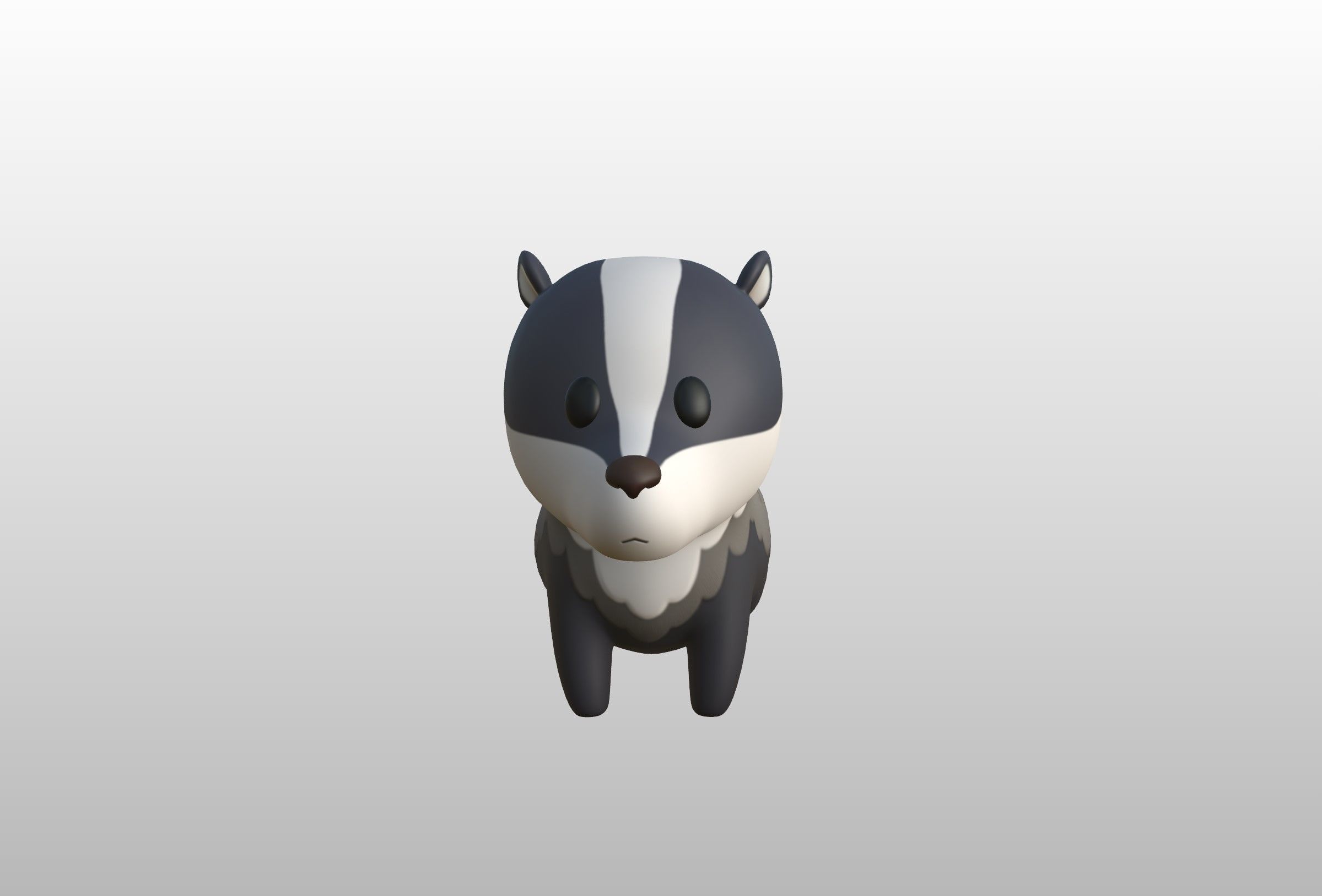 Character293 Badger 3D model_11