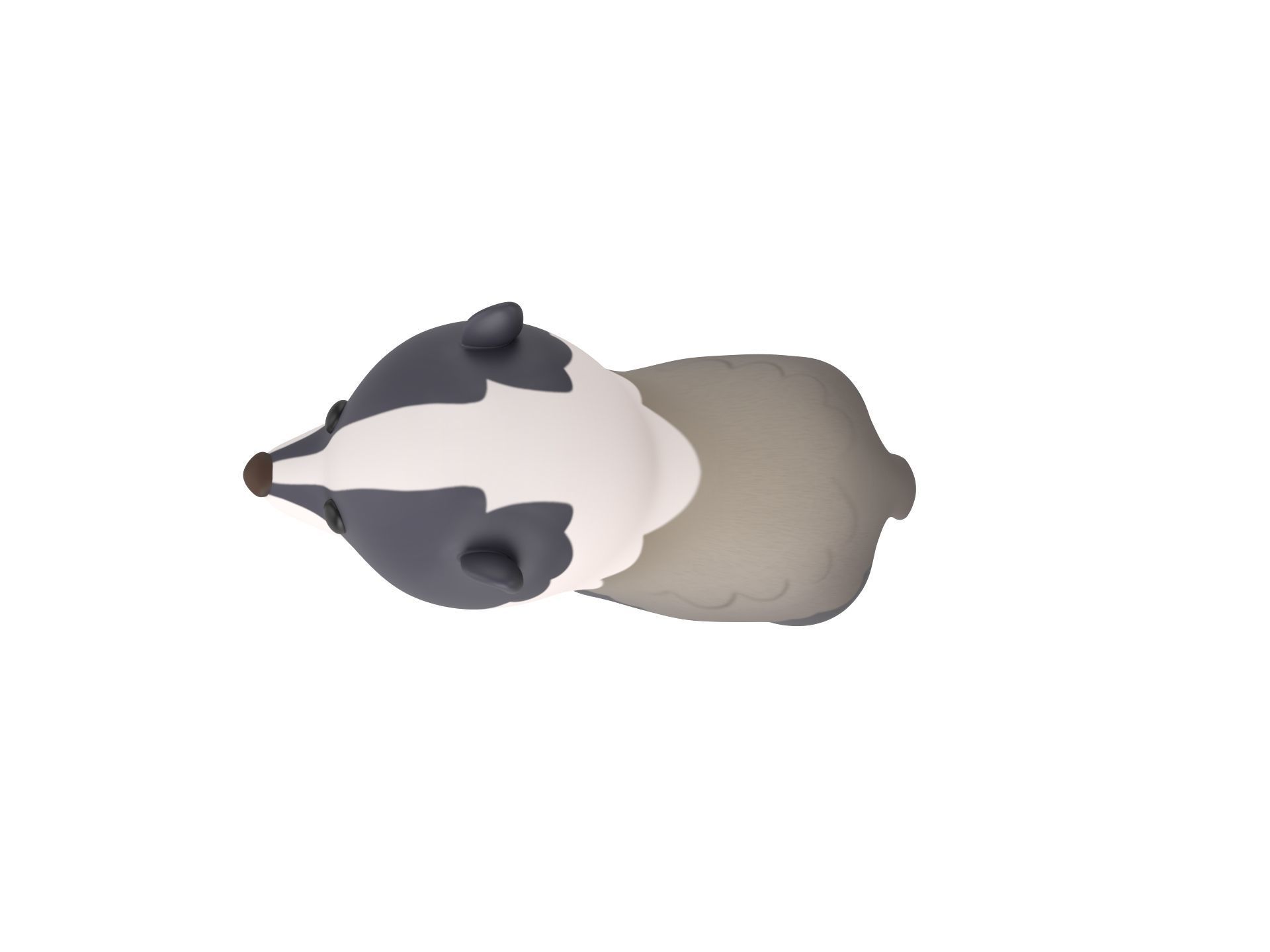 Character293 Badger 3D model_6