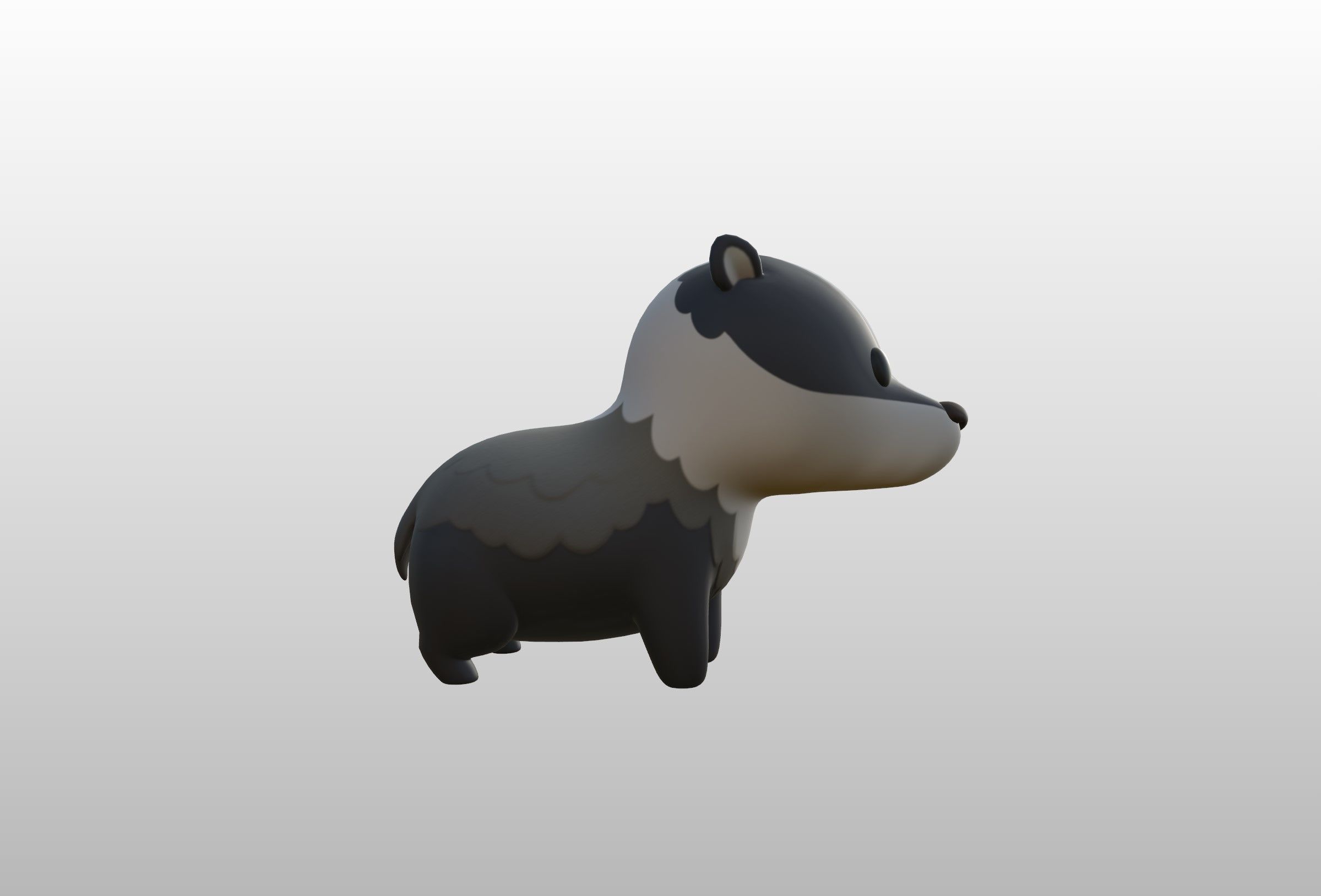 Character293 Badger 3D model_13
