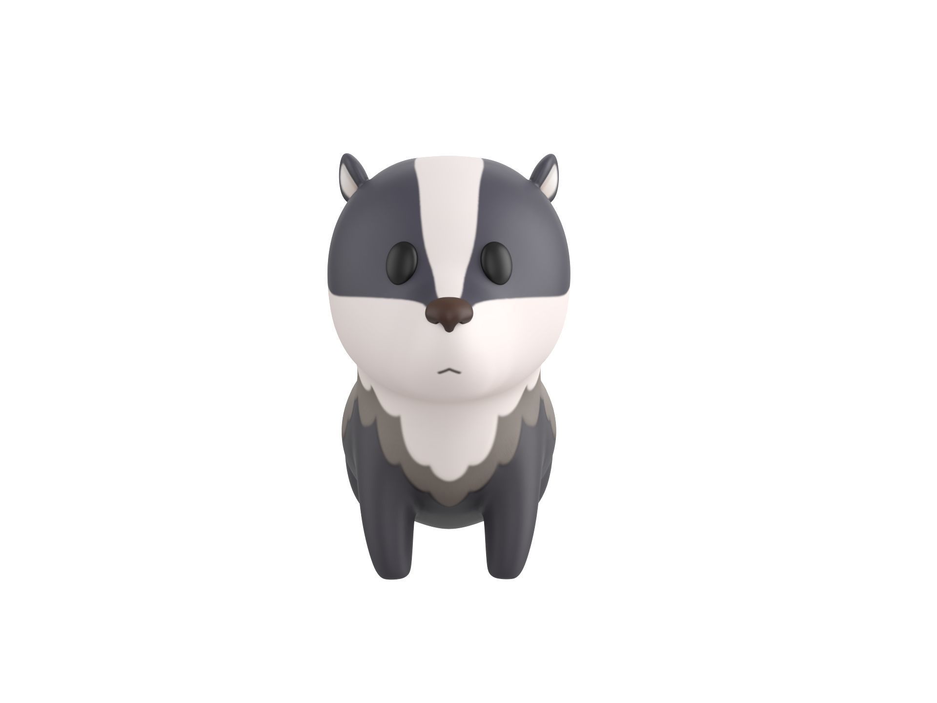 Character293 Badger 3D model_1