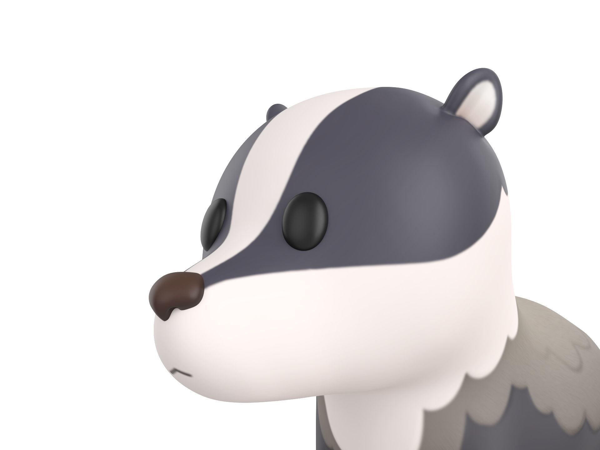 Character293 Badger 3D model_9