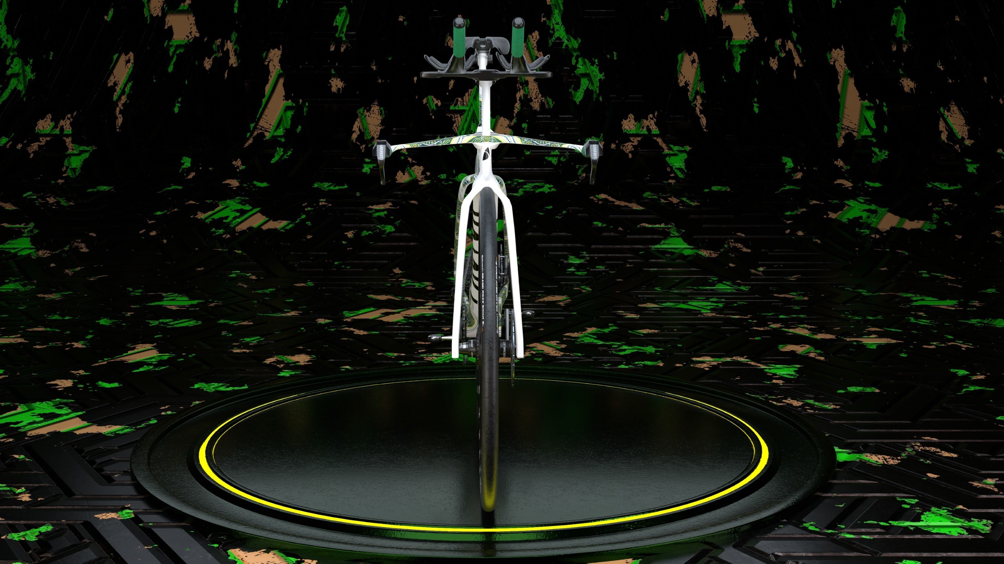 Factor Hanzo time trial bike Low-poly 3D model_5