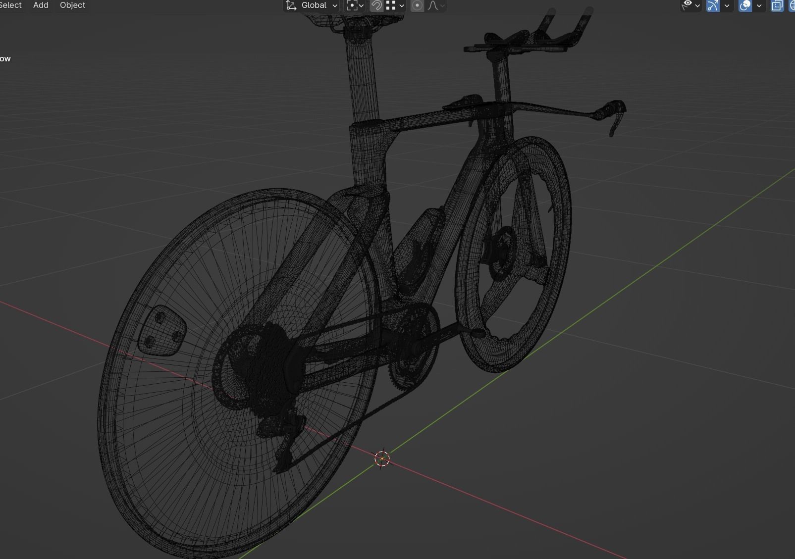 Factor Hanzo time trial bike Low-poly 3D model_26
