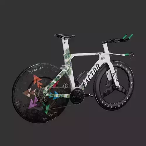 Factor Hanzo time trial bike Low-poly 3D model