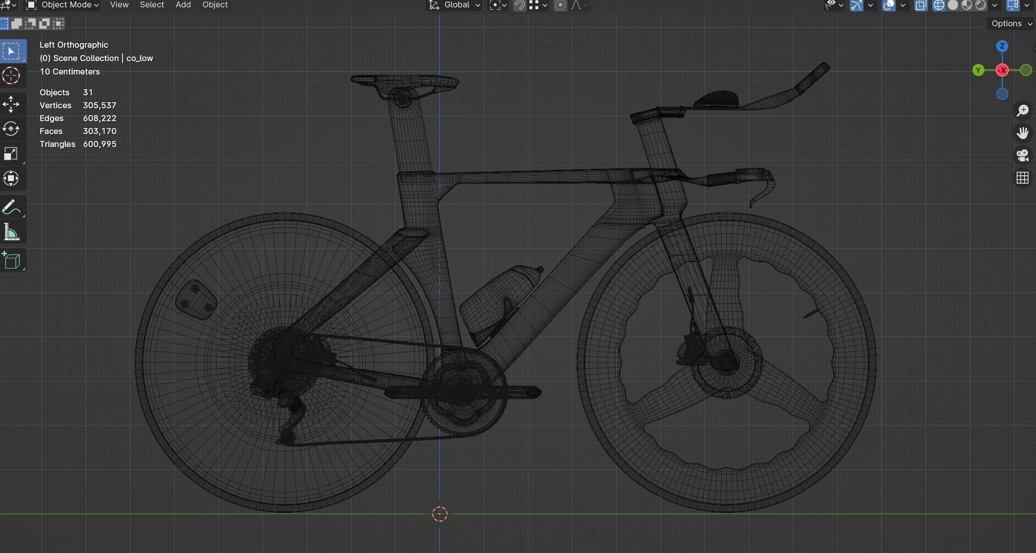 Factor Hanzo time trial bike Low-poly 3D model_23