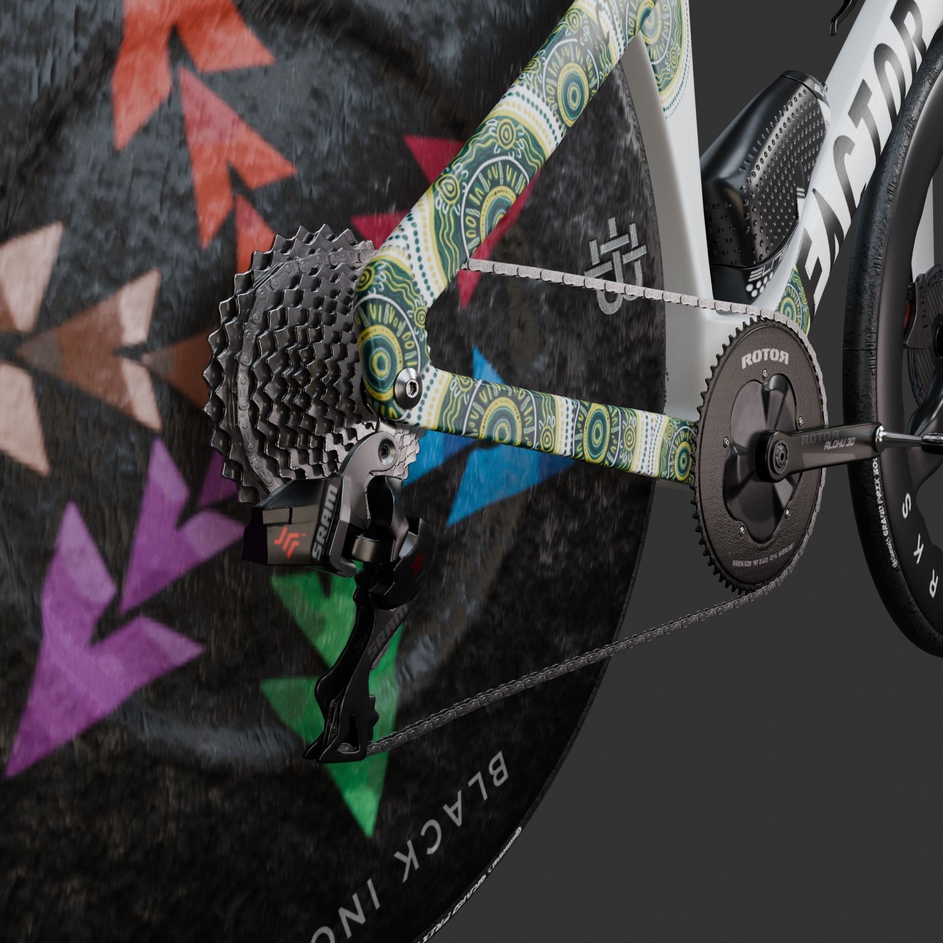 Factor Hanzo time trial bike Low-poly 3D model_13