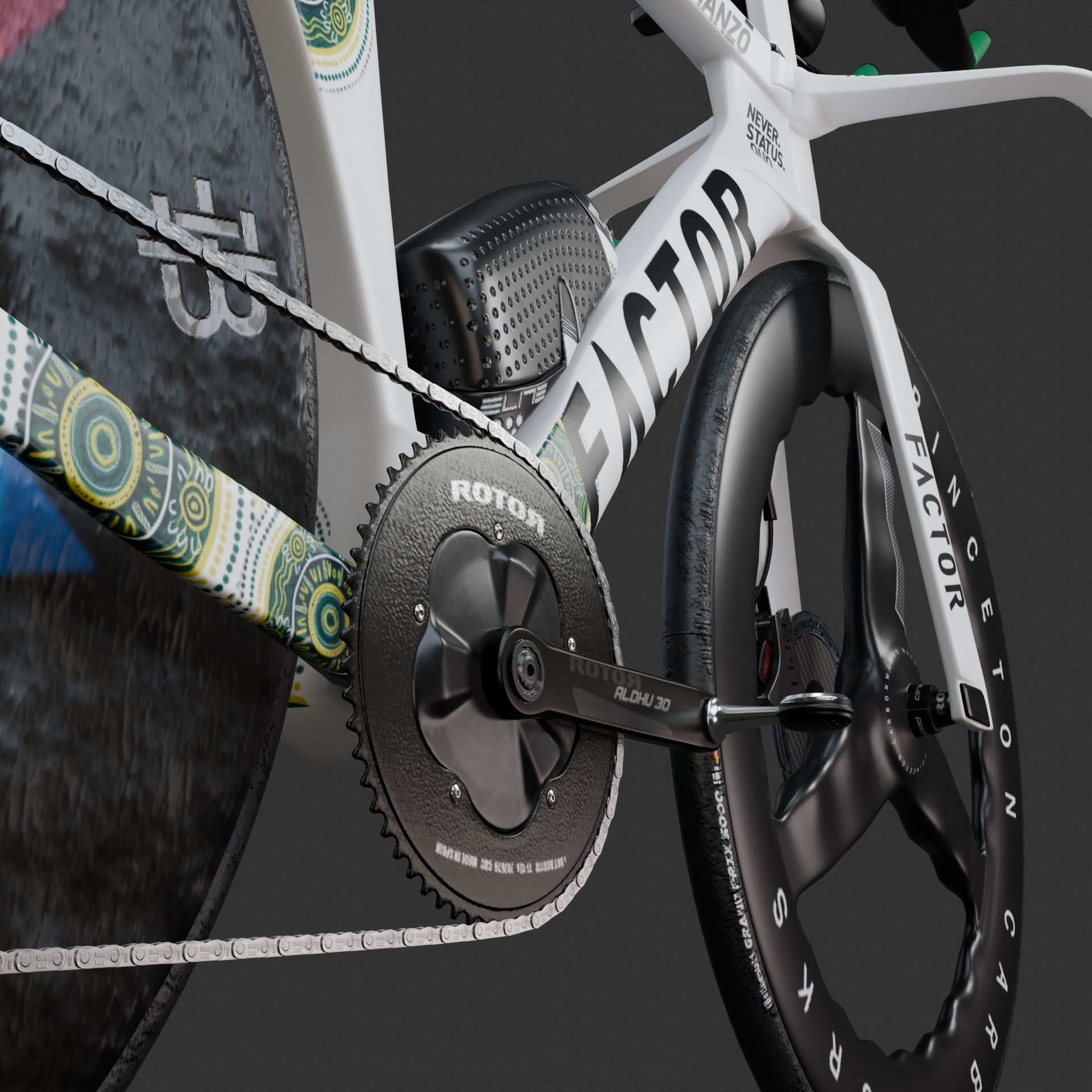 Factor Hanzo time trial bike Low-poly 3D model_16