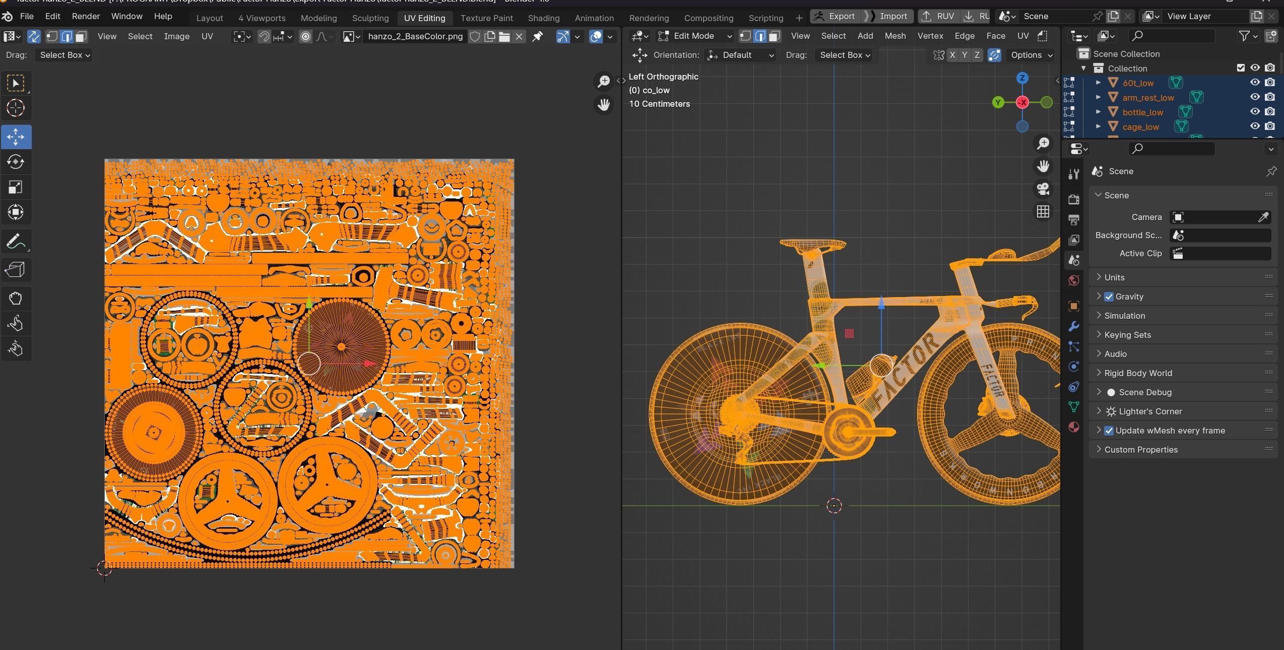 Factor Hanzo time trial bike Low-poly 3D model_21