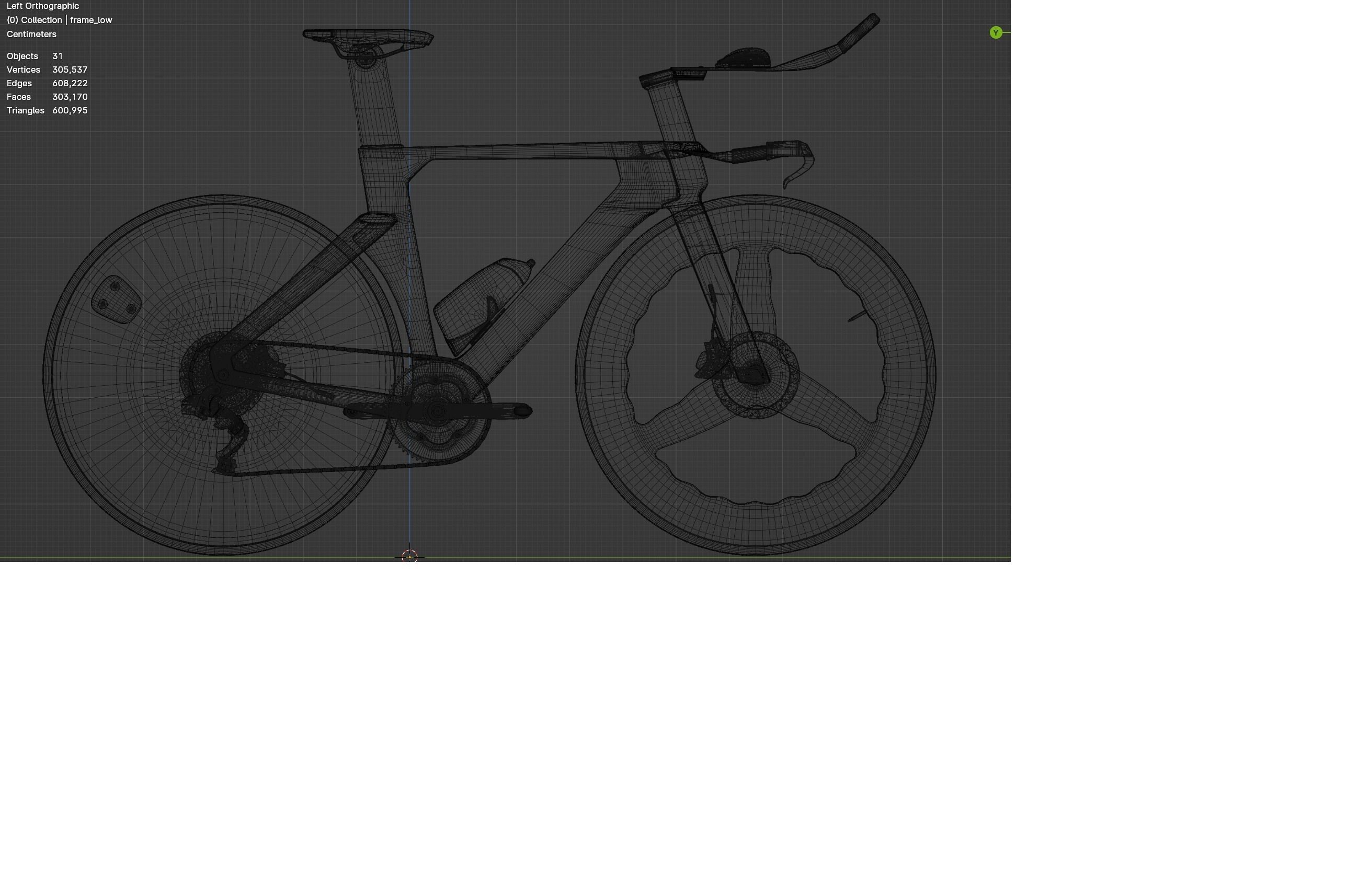 Factor Hanzo time trial bike Low-poly 3D model_24