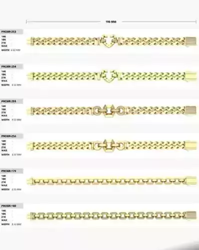 chain 180 models cuban package chain braceletcuban design