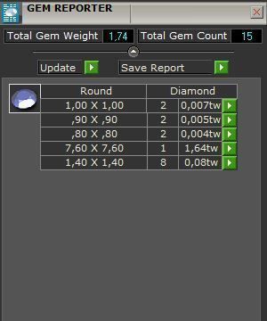 Round Diamond Ring 4025 3D print model_8