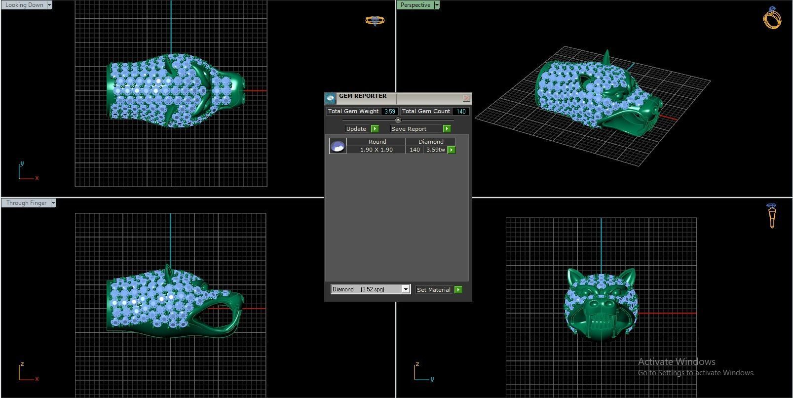 Wolf Head 3D print model_5