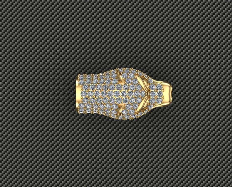 Wolf Head 3D print model_2