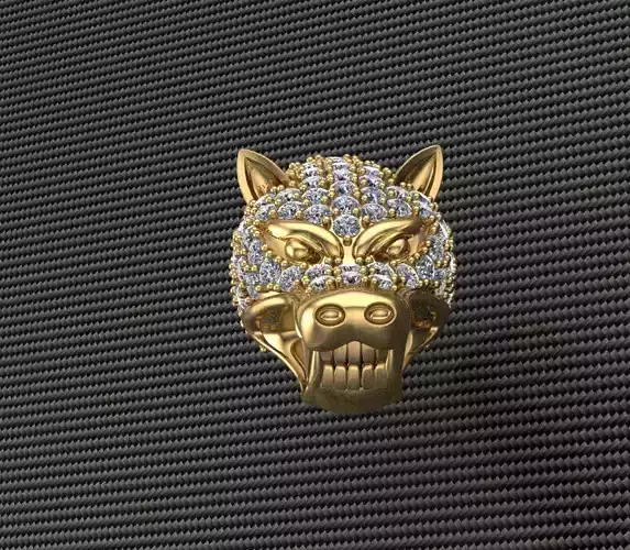 Wolf Head 3D print model