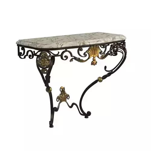 classic table Iron Console