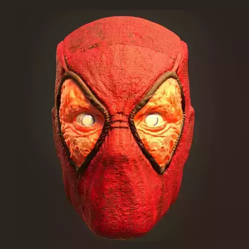  Deadpool helmet version Alternate  3D print model