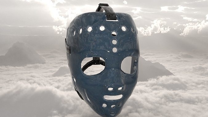mask friday 13 Low-poly 3D model