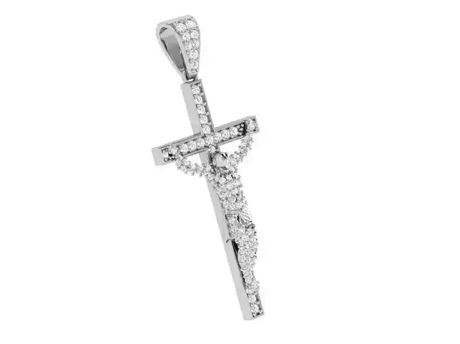 Jesus Christ Diamond Pendant 4048
