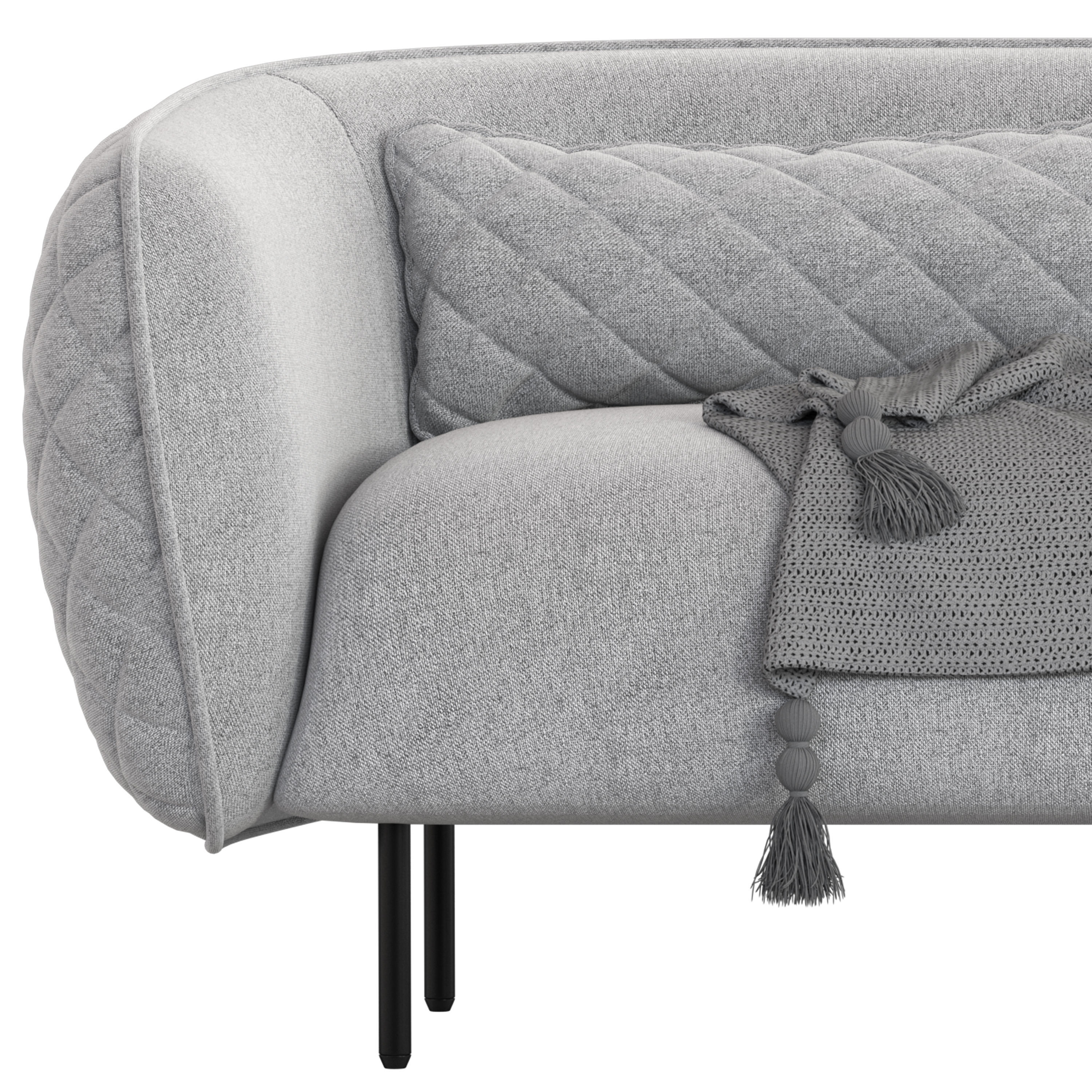 In stock Nook 3-Seater Sofa 3D model_3