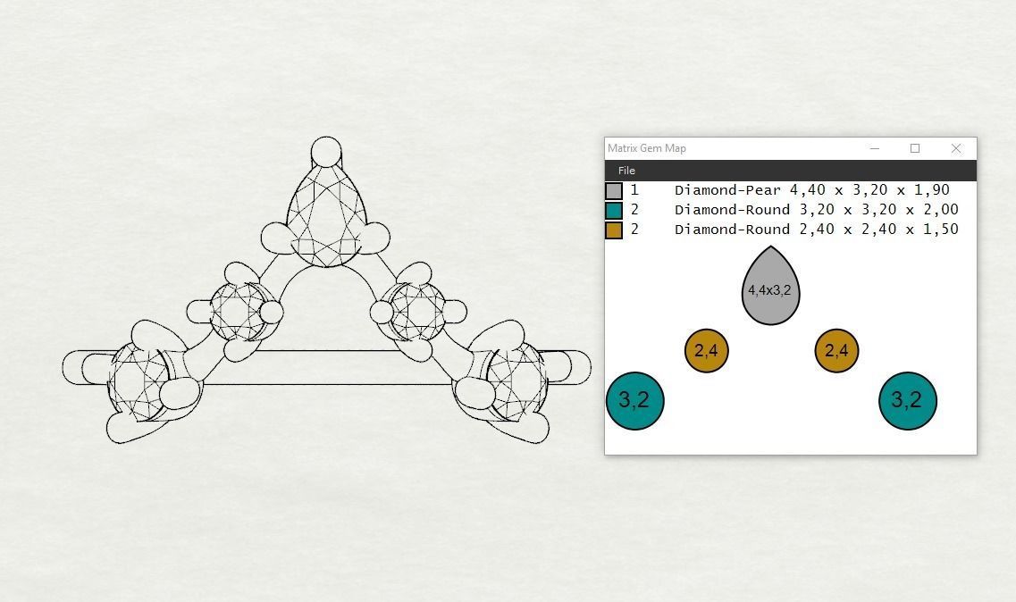 V Shape engagement ring  3D print model_10