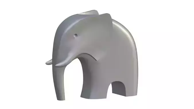 Elephant sculpture Modern Abstract Decorative Figurines Statue