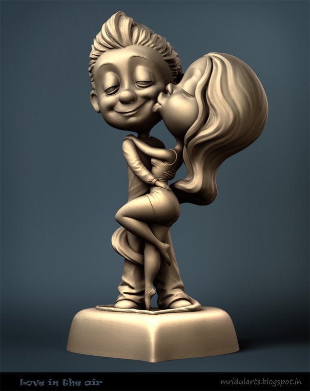 Love in the Air - A 3D print model_4
