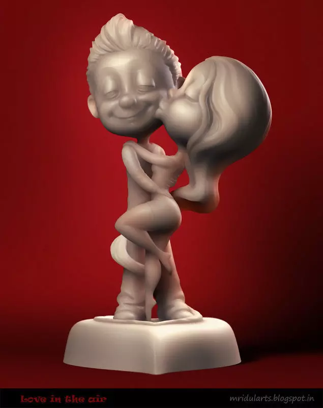 Love in the Air - A 3D print model_0
