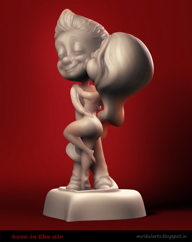Love in the Air - A 3D print model_3