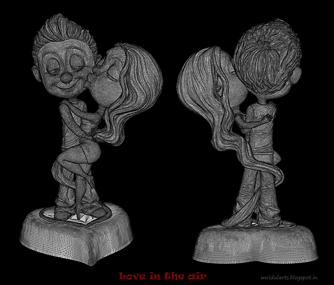 Love in the Air - A 3D print model_5