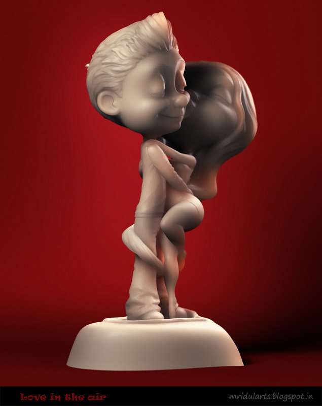 Love in the Air - A 3D print model_1