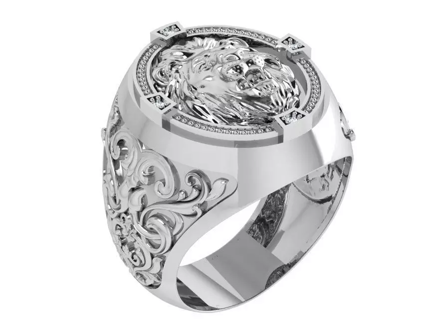 Ornamental Oval Ring 4057 3D print model