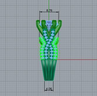 Peg Setting Twisted Ring 4061 3D print model_6