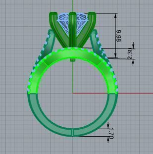 Peg Setting Twisted Ring 4061 3D print model_5