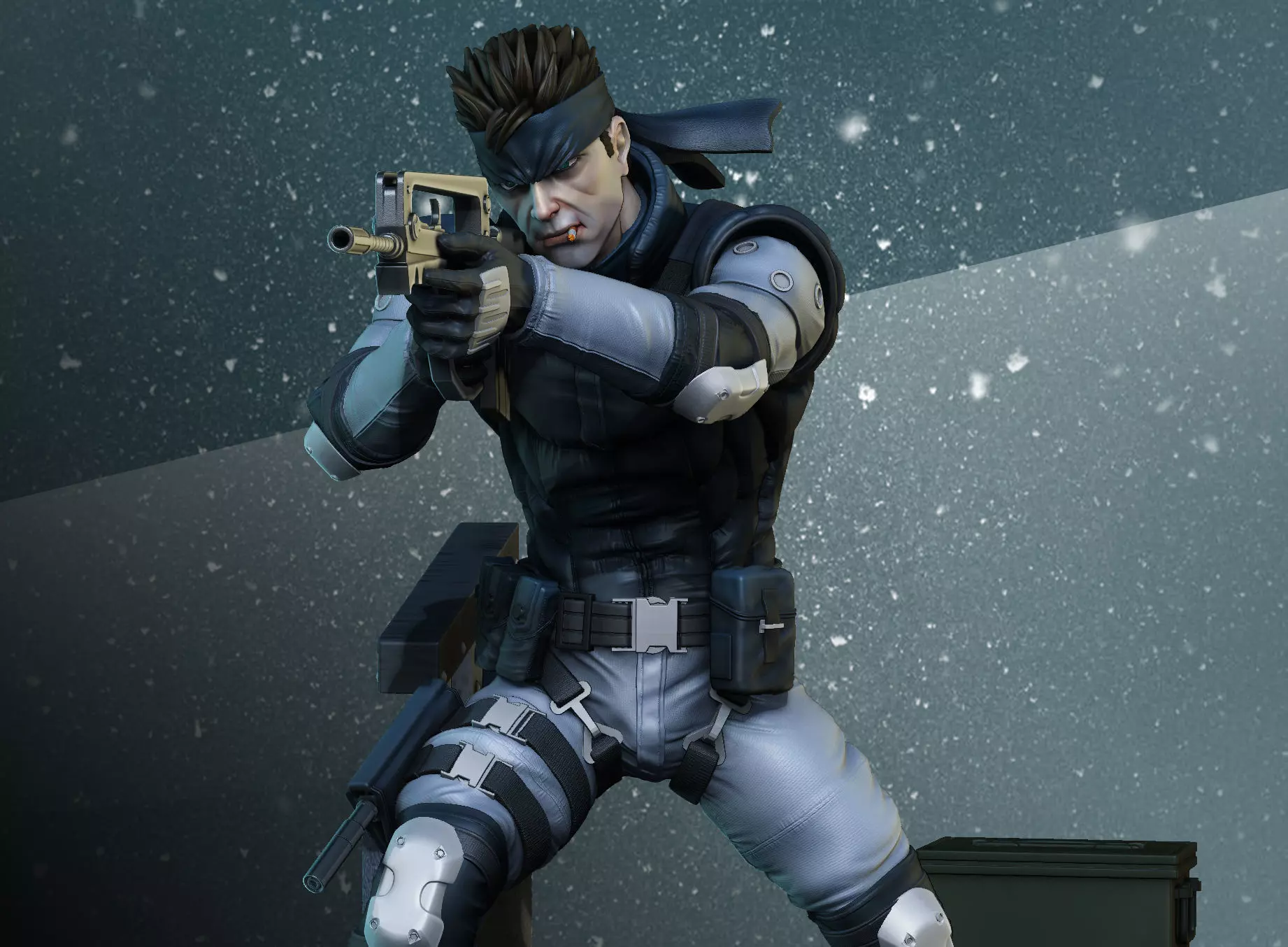 Solid Snake 3D print model