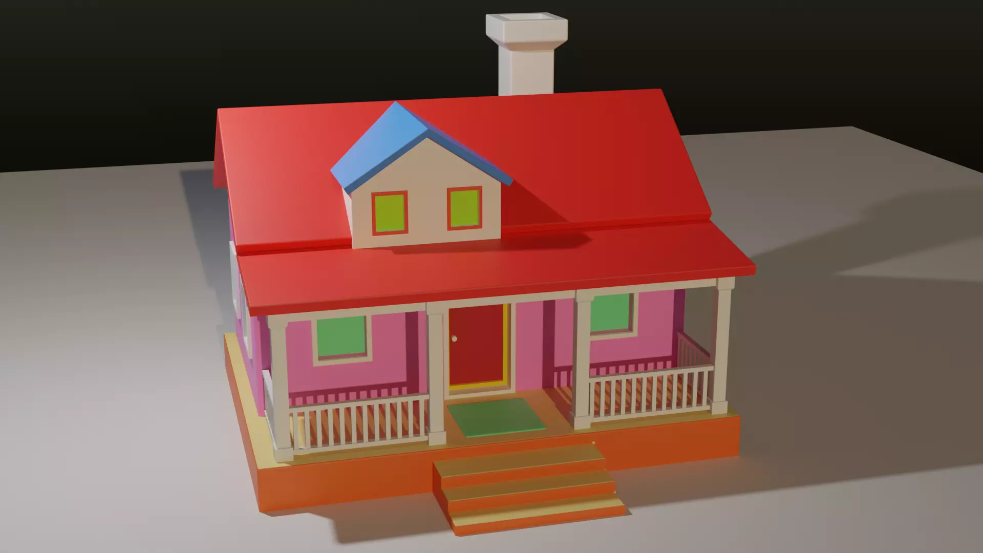 Home CC Low-poly 3D model