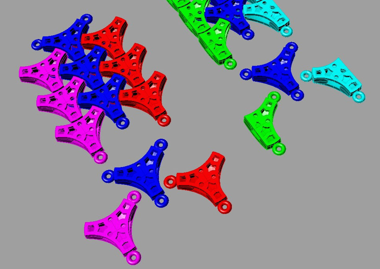 Bracelets Chain ARMORE2 3D 3D print model_5