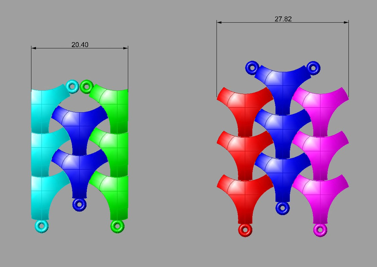 Bracelets Chain ARMORE2 3D 3D print model_7